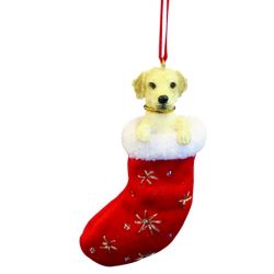Labrador, yellow ornament