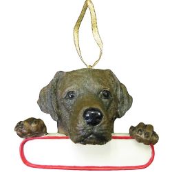 Labrador, chocolate ornament