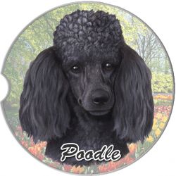 Poodle, Black car coaster
