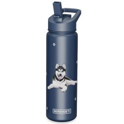 Siberian Husky Water Bottle