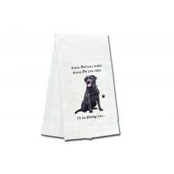 Labrador, black Kitchen Towel