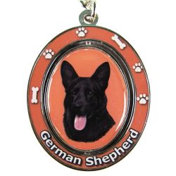 German Shepherd, Black Key Chain
