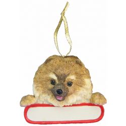 Pomeranian ornament Santa's Pals