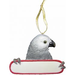 Parrot ornament Santa's Pal