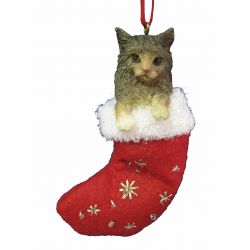 Maine Coon Stocking Ornament