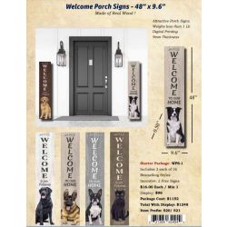 Wooden Porch Sign Package