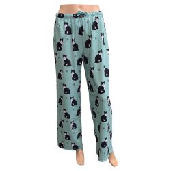 Black and White Cat pajama bottoms