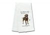 Labrador, chocolate Kitchen Towel