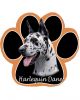 Harlequin Dane Dog Mousepad