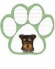 Yorkie pup  Magnetic NotePad
