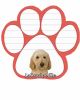 Labradoodle, yellow Magnetic NotePad