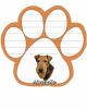 Airedale  Magnetic NotePad