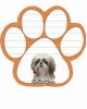 Shih Tzu, tan and white puppy cut  Magnetic NotePad
