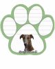 Greyhound, brindle Magnetic NotePad