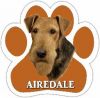 Airedale Car Magnet