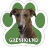 Greyhound, brindle Car Magnet